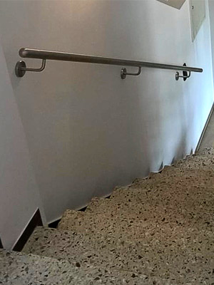 Edelstahl Handläufe gerade