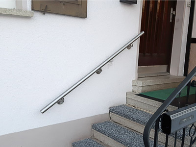 Treppenhandlauf gerade für Außentreppe