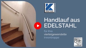 Schauen Sie unser Video zu Handläufe für viertelgewendelte Treppen